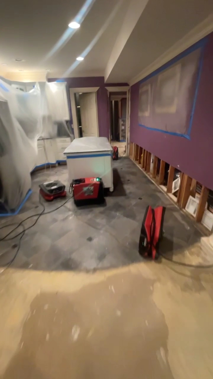Fully restored interior after reconstruction following mold remediation in a New York metro-area home